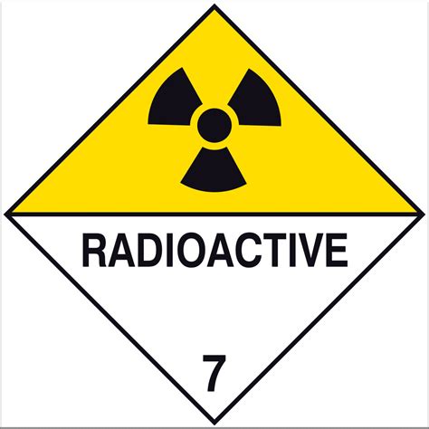 Radioactive Labels 10 Pack Markit Graphics