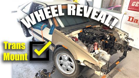 Ls V8 Swapped Honda Accord Wheel Reveal Trans Mount Is Built Youtube