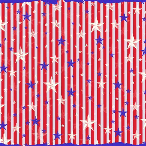 Free Digital Scrapbook Paper Blue Starsred Stripes American