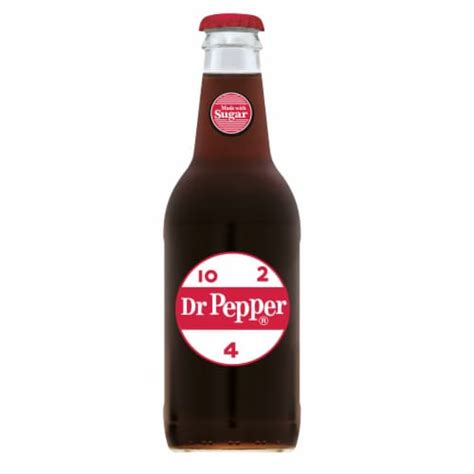 Dr Pepper With Sugar Soda Bottles 4 Bottles 12 Fl Oz Kroger