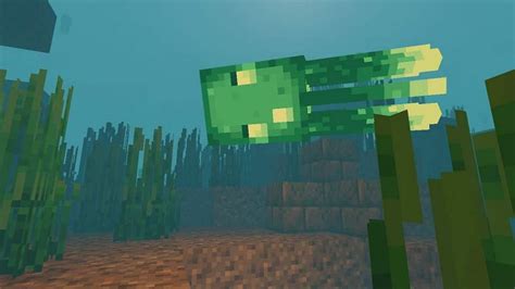 Glow Squid In Minecraft 21w03a Snapshot Everything Players Need To Know