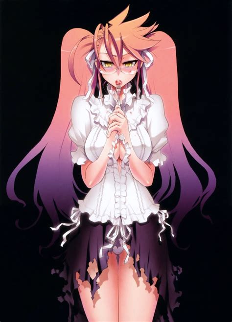 Satou Shouji Takagi Saya Highschool Of The Dead Absurdres Highres Official Art 1girl