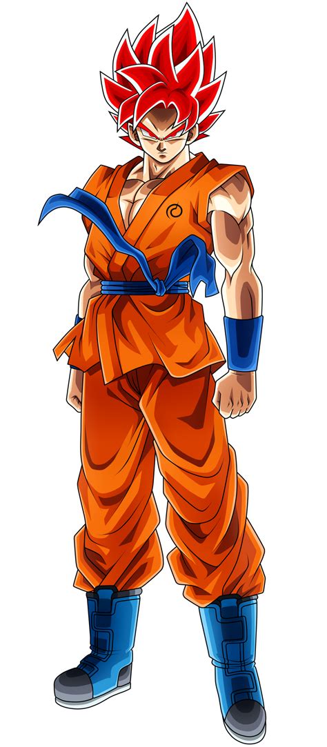 Imagen Goku Ssj Dios Render 3 Png Dragon Ball Wiki Fa