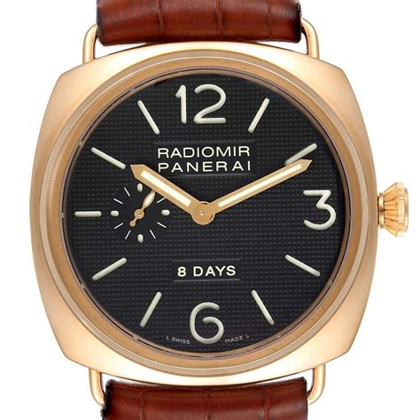 Panerai Radiomir 3 Days 1940 Gmt 18k Rose Gold Mens Watch Pam00421 For