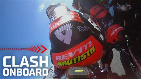 Onboard Point Of View Rea And Bautista Clash In Race 2 At Magny Cours