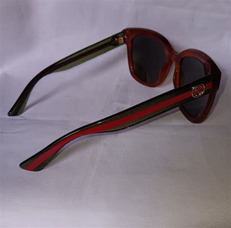 gucci gg0034s 003 rectangular square black grey 54 mm women s sunglasses ebay