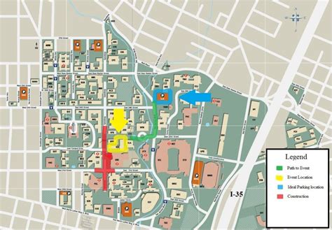 Ut Austin Campus Map Map Of The World