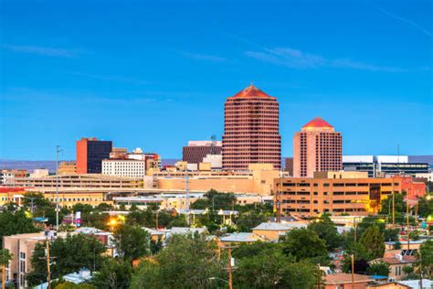Albuquerque New Mexico Skyline Stock Photos Pictures And Royalty Free