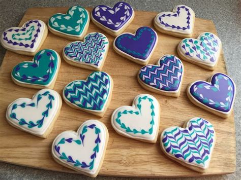 Wet On Wet Royal Icing Technique On Sugar Cookies Perfect Valentines