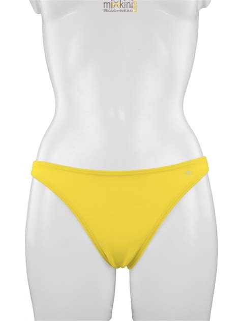 Bikini Tanga In Gelb Stylisch Und Sexy Kaufen Mixkini Beachwear
