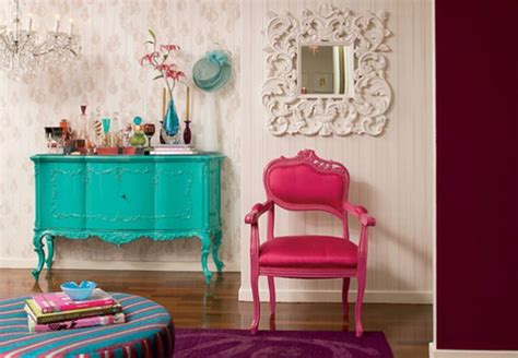 25 Brightly Painted Furniture Ideas Móveis Coloridos Decoração Retro