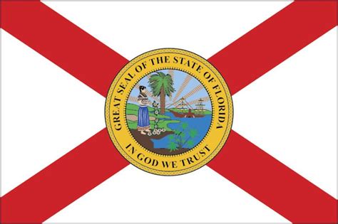 Florida State Flag Wall Window Car Vinyl Sticker Decal