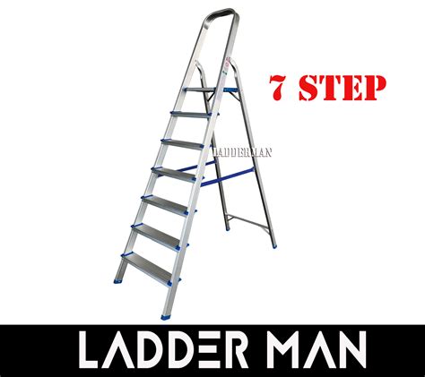 7 Step Foldable Aluminium Step Stool Ladder Sal7