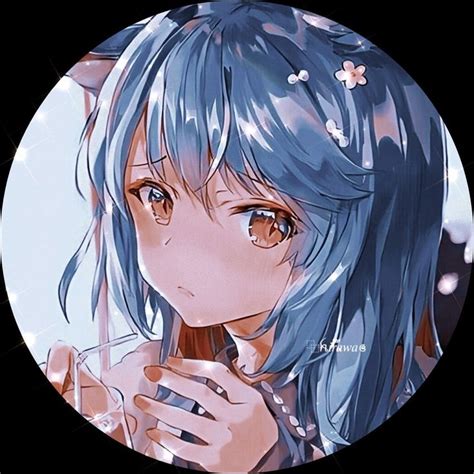 𖡻‧𝑖𝑐𝑜𝑛 𝑏𝑦 ꫝ𝑖𝑟፝֯֟𝑎𝑤𝑎⊹៹꒱ Anime Art Girl Anime Cute Profile Pictures