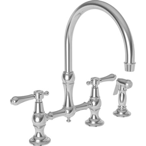 Touchless kitchen faucets with motionsense™ feature touchless activation, allowing you to easily turn water. Newport Brass NB9458-26 Chesterfield Polished Chrome Two ...