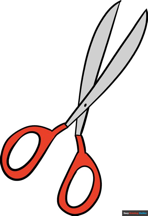 How To Draw Scissors Really Easy Drawing Tutorial