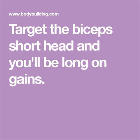 6 Ways To Build The Biceps Short Head Biceps Fitness Websites