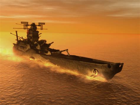 Download Sci Fi Battleship Yamato Wallpaper