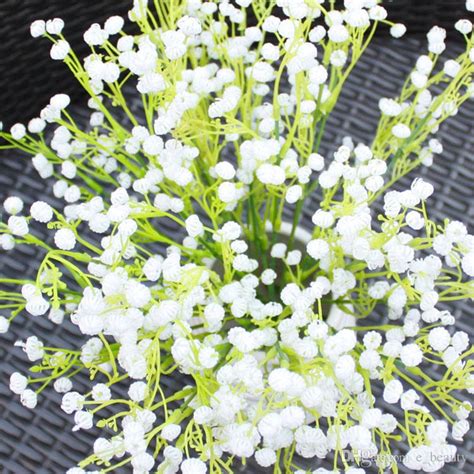 The baby's breath flower does not require too much care to stay healthy. 2021 Gypsophila Babys Breath Decorative Flowers Artificial ...