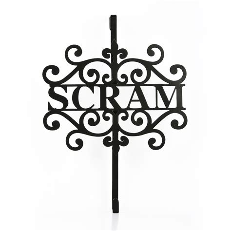 16 Halloween “scram Wreath Hanger Michaels