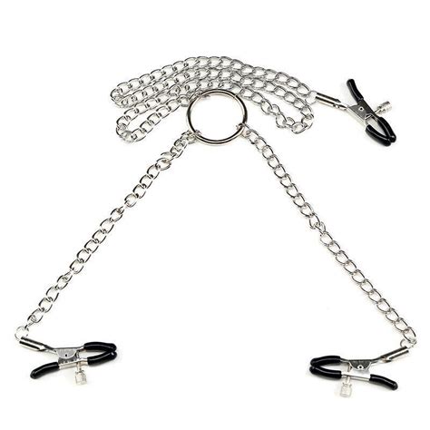 3 heads breast nipple clamps w chain and nipple sucker for women adults sex toys ebay