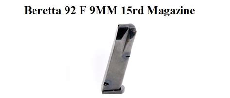 Beretta 92f92fs 9mm 15rd Magazine Mg412