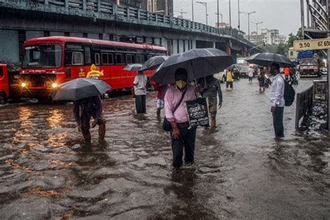 Mumbai Rains Local Trains Offices Shut In The City Imd Issues Two