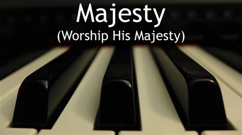 Majesty Worship His Majesty Piano Instrumental Hymn With Lyrics