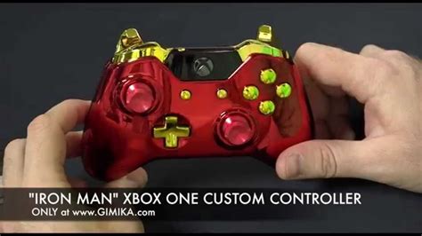 Iron Man Theme Xbox One Custom Controller By Youtube