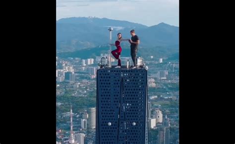 Digitally Modified Cops Say Clips Of Couple Climbing Merdeka 118 Could Be Fake Malaysia The