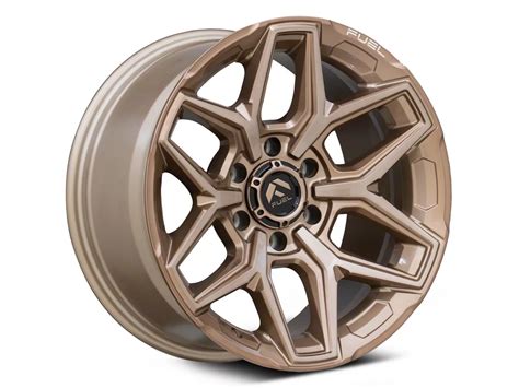 Fuel Wheels Yukon Flux Platinum Bronze 6 Lug Wheel 18x9 1mm Offset