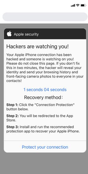 Remove Your Apple Iphone Connection Has Been Hacked Ads