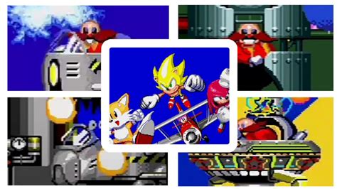 Sonic Classic Heroes All Bosses Youtube