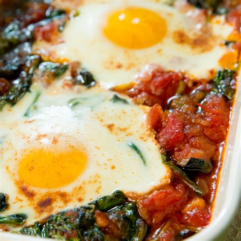 Tomato Spinach And Egg Casserole