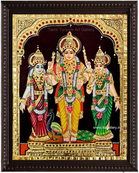 Lord Murugan With Valli Wallpapers