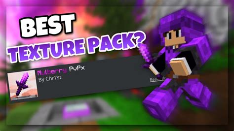 The Best Purple Bedwars Texture Pack For Mcpe Mulberry 16x Chr7st
