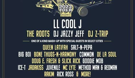 Hip Hop Icons Unite For Ll Cool Js First Arena Tour In 30 Years R