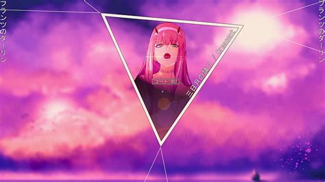 Hd Wallpaper Darling In The Franxx Code 00202 Zero Two Darling