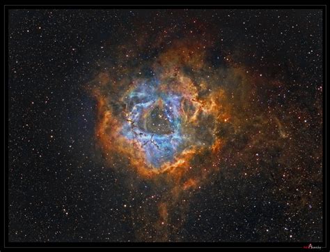 Astro Anarchy Caldwell 49 The Rosette Nebula As An Anaglyph Redcyan 3d