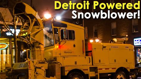 Snow Removal Action Detroit Diesel Style Dec 16th 2014 Full Hd