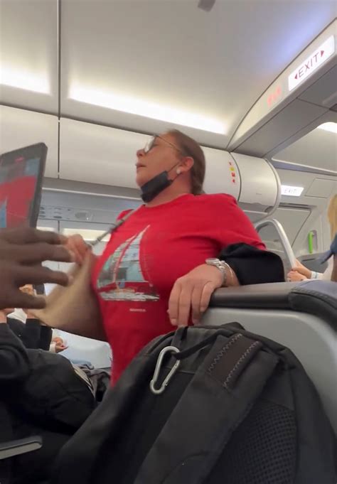 bizarre moment woman pulls down her pants mid flight to go to the bathroom video