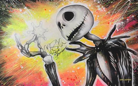 Jack Skellington Painting Art And Collectibles Painting Jan