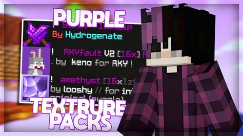 The Best Purple Texture Packs 189 Pvp Youtube