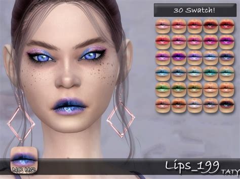 Lips 199 By Tatygagg At Tsr Sims 4 Updates