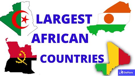 Top 10 Largest Countries In Africa Surface Area Youtube