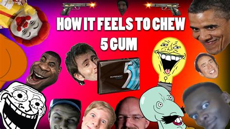 How It Feels To Chew 5 Gum Youtube