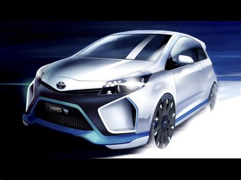 Toyota Reveals Yaris Hybrid R Concept Sketch Drivespark