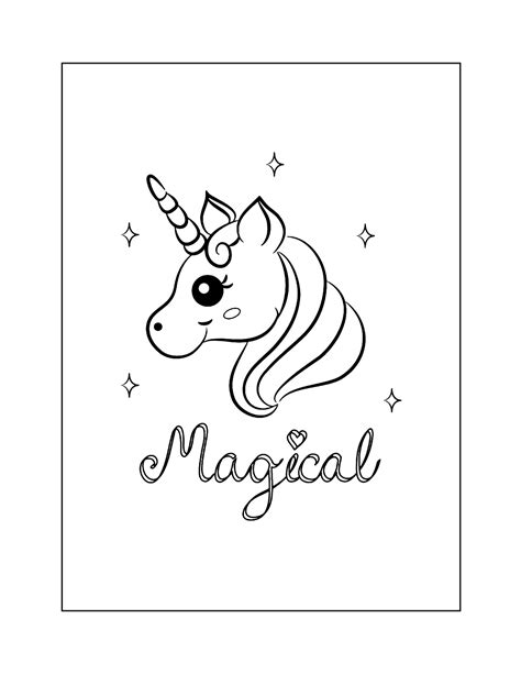 Unicorn Coloring Pages ⋆ Coloringrocks Unicorn Coloring Pages