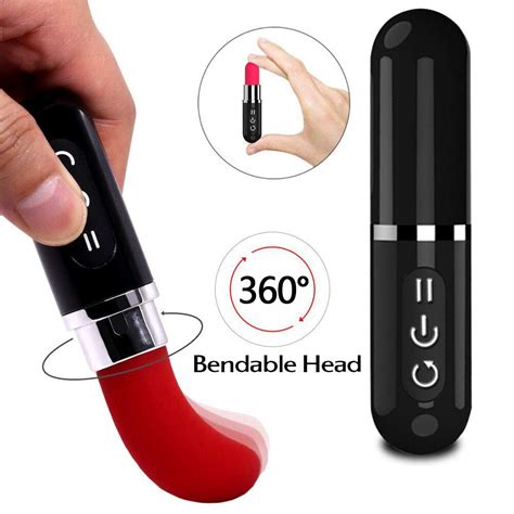 Orlupo Mini Bullet Vibrator Small Silicone Lipstick Clit Vibrators For