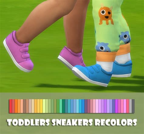 Simsworkshop Toddlers Sneakers Recolors By Maimouth • Sims 4 Downloads